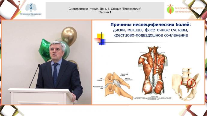 Парфенов В.А. - Неврологические аспекты хронической поясничной и тазовой боли