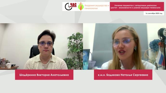 Бадикова Н.С. - Лечение пациента с загадочным диагнозом цистит - возможности и умения акушера-гинеколога