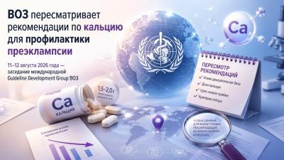 Кальций против преэклампсии: ВОЗ готовит обновление рекомендаций