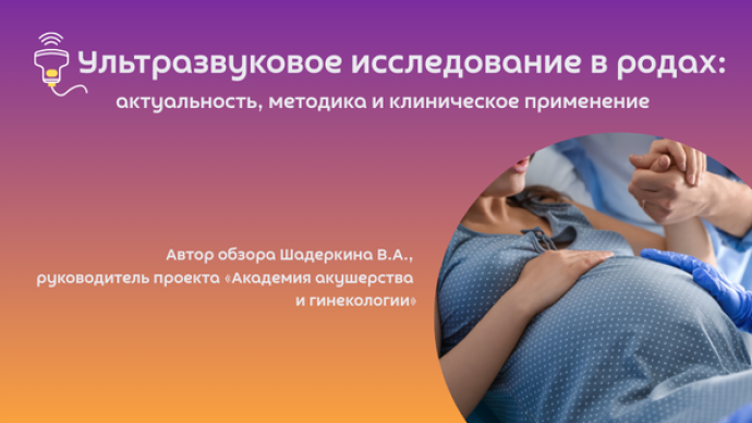 Ультразвуковое исследование в родах: актуальность, методика и клиническое применение