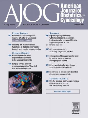 Саркомы матки и паразитические миомы после лапароскопической гистерэктомии с использованием электрической  морцелляции